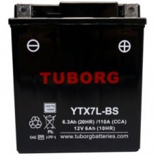 Akumulátor Tuborg YTX7L-BS 12V 6,3Ah 110A AGM