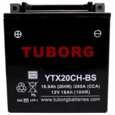 Akumulátor Tuborg YTX20CH-BS 12V 18,9Ah 280A AGM