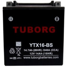 Akumulátor Tuborg YTX16-BS 12V 14,7Ah 240A AGM